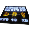 Advertising display signs factory custom made indoor/outdoor led signage